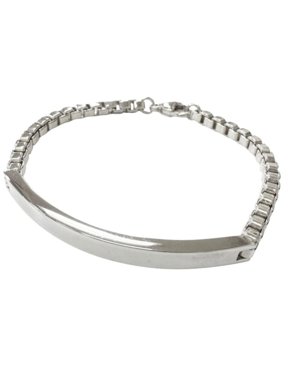 Tiffany & Co Venetian Link ID Bracelet Silver